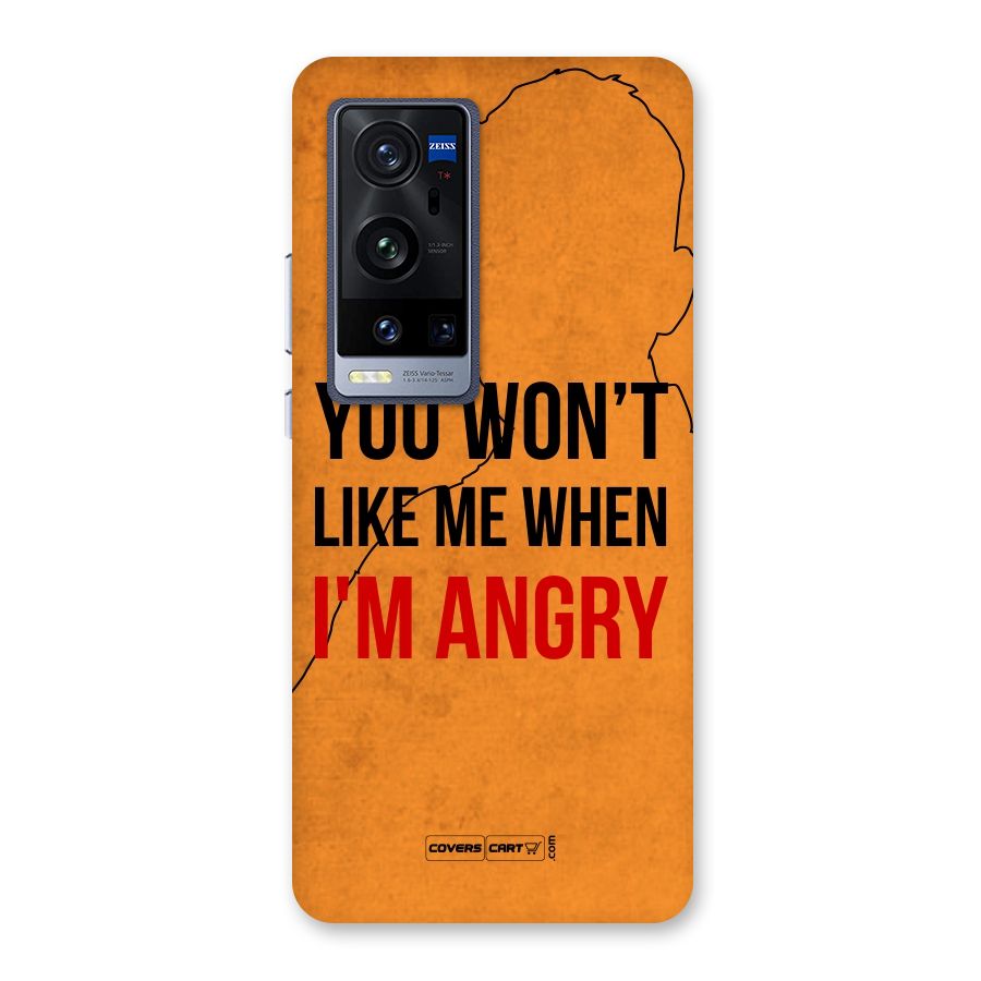 When I M Angry Back Case for Vivo X60 Pro Plus