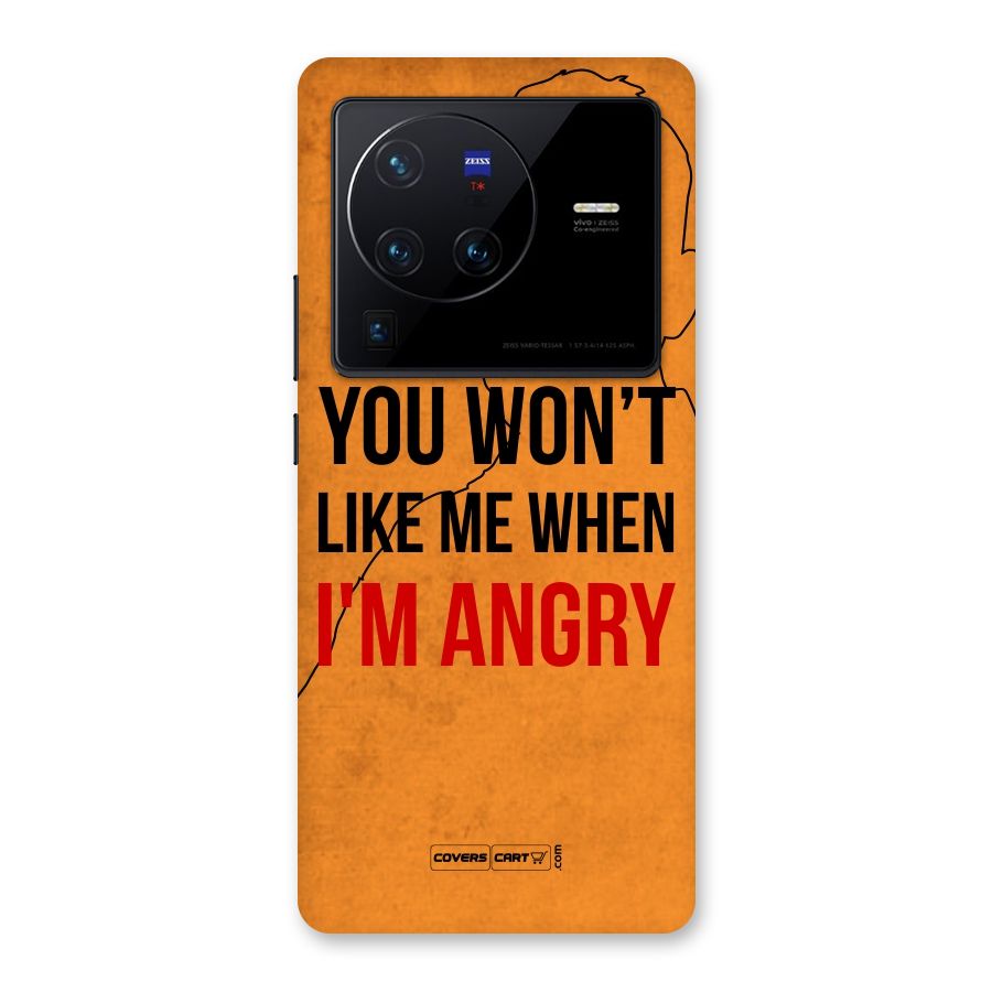 When I M Angry Back Case for Vivo X80 Pro