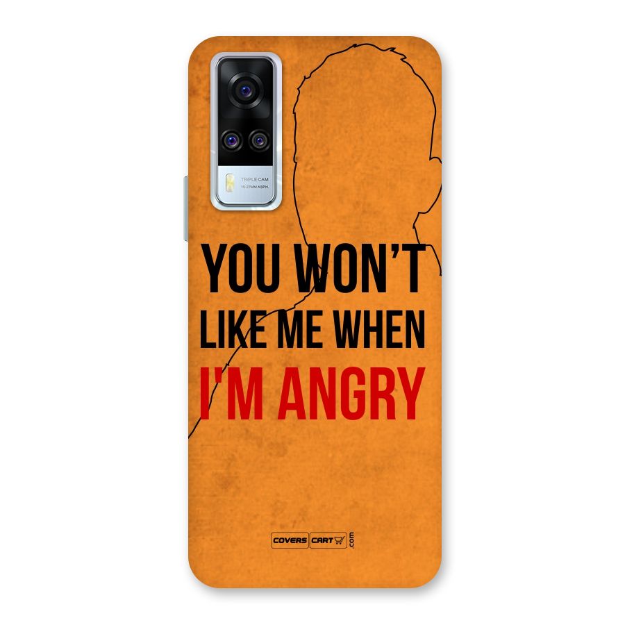 When I M Angry Back Case for Vivo Y31