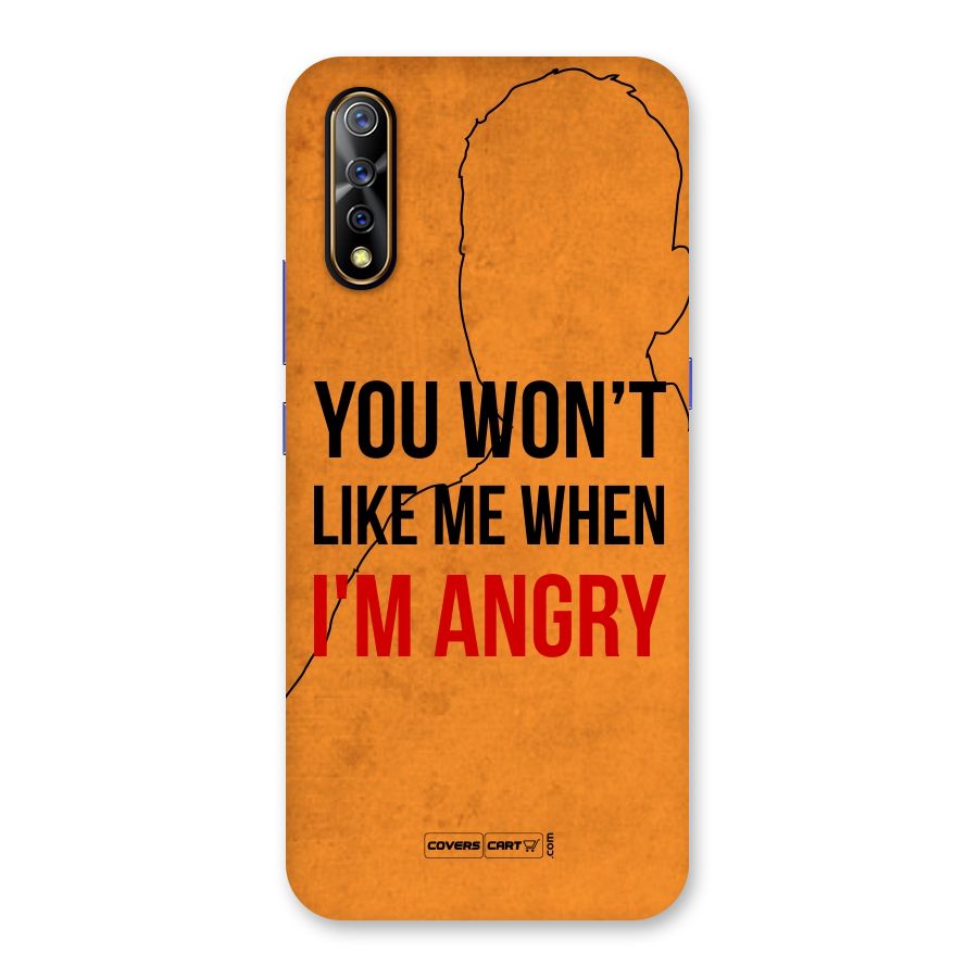 When I M Angry Back Case for Vivo Z1x