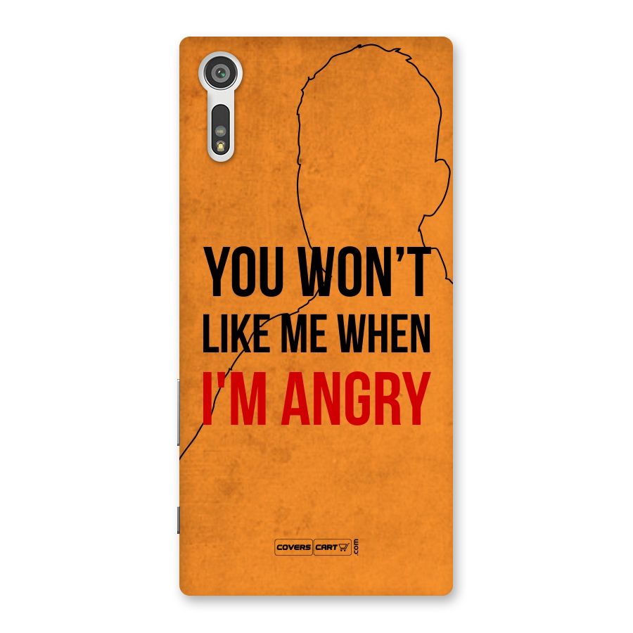 When I M Angry Back Case for Xperia XZ