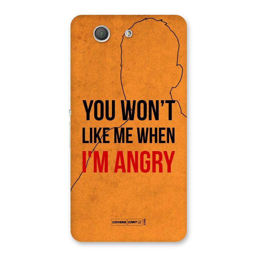 When I M Angry Back Case for Xperia Z3 Compact