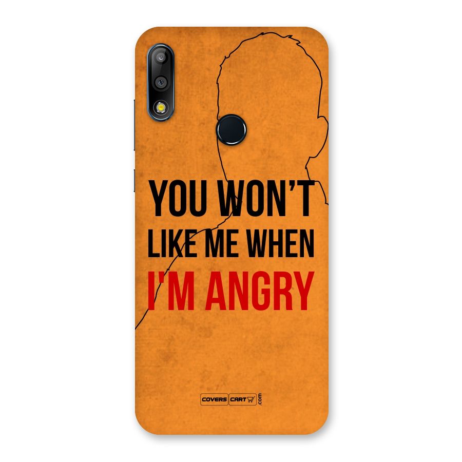 When I M Angry Back Case for Zenfone Max Pro M2