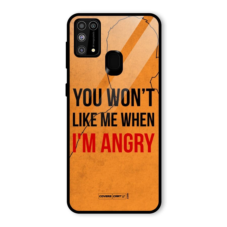 When I M Angry Glass Back Case for Galaxy F41
