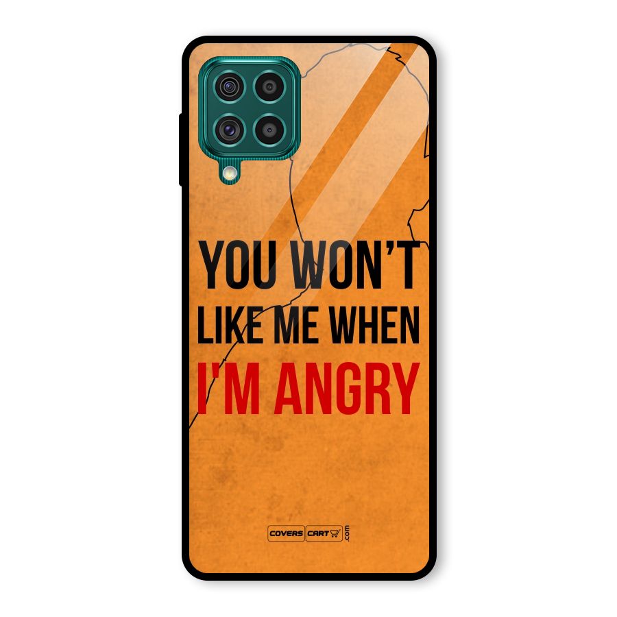 When I M Angry Glass Back Case for Galaxy F62