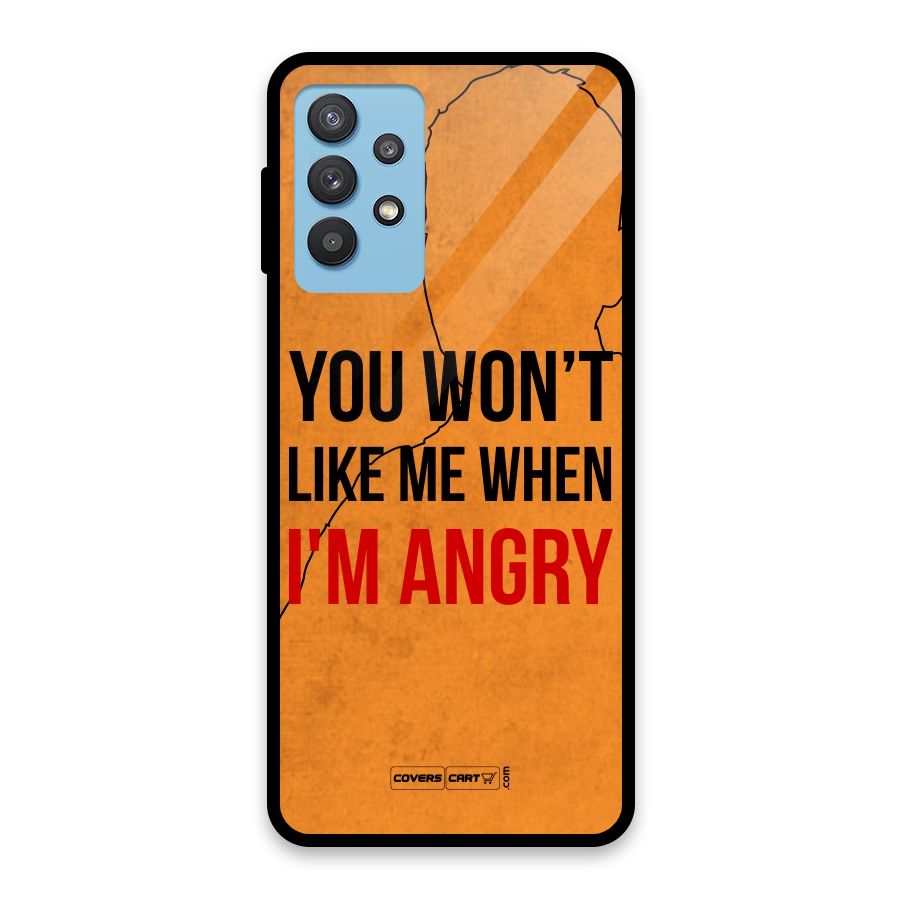 When I M Angry Glass Back Case for Galaxy M32 5G