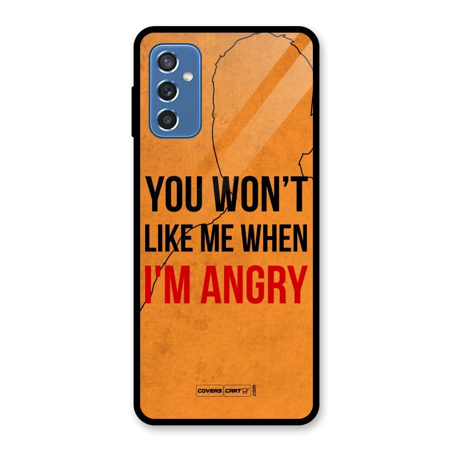 When I M Angry Glass Back Case for Galaxy M52 5G