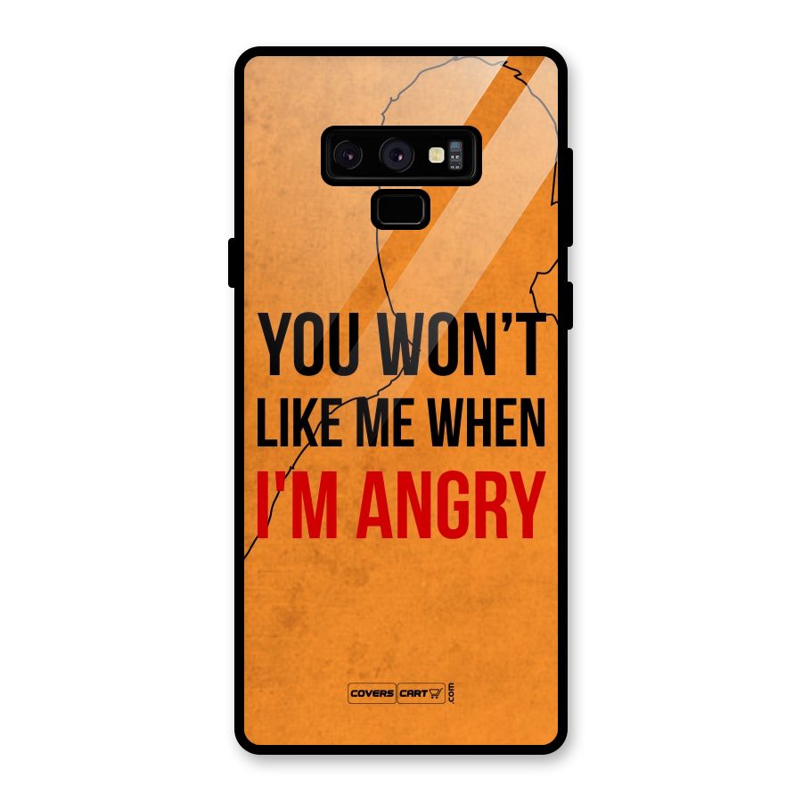 When I M Angry Glass Back Case for Galaxy Note 9
