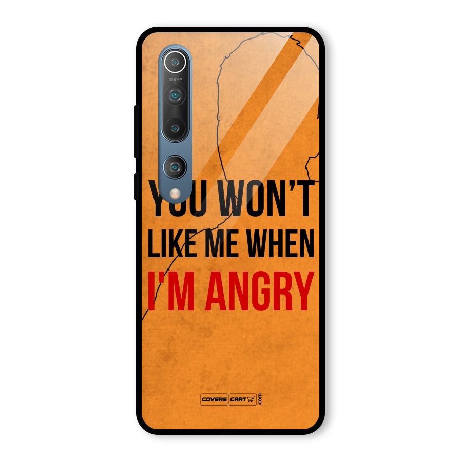 When I M Angry Glass Back Case for Mi 10
