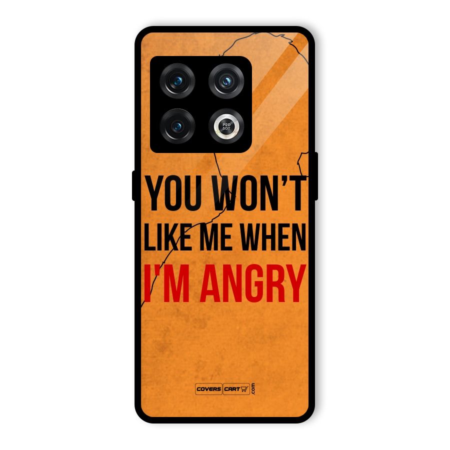 When I M Angry Glass Back Case for OnePlus 10 Pro 5G