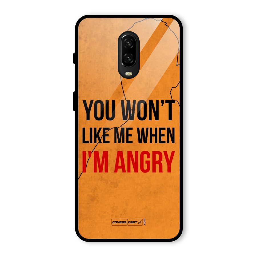 When I M Angry Glass Back Case for OnePlus 6T