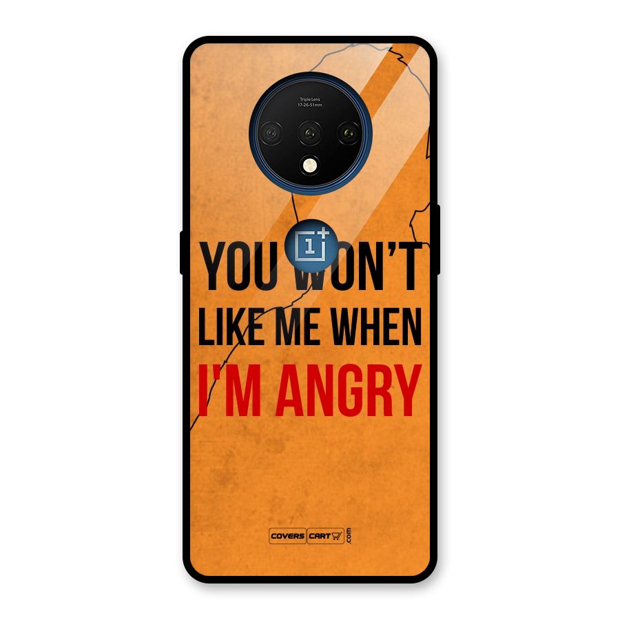When I M Angry Glass Back Case for OnePlus 7T