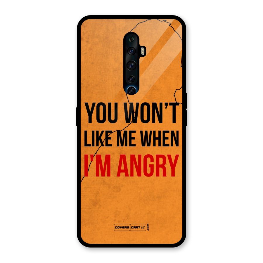 When I M Angry Glass Back Case for Oppo Reno2 Z