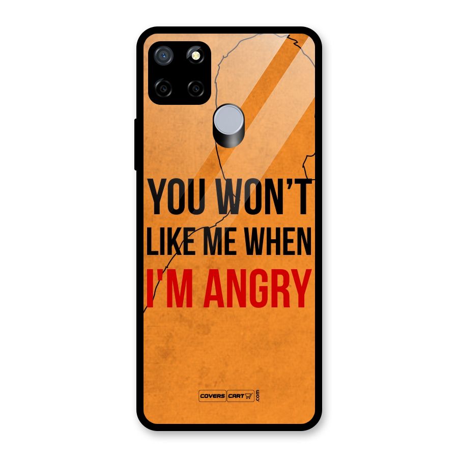When I M Angry Glass Back Case for Realme C15