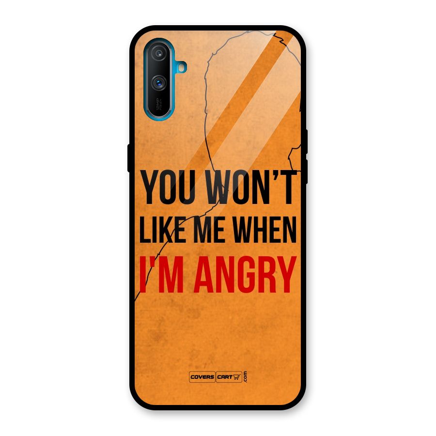 When I M Angry Glass Back Case for Realme C3