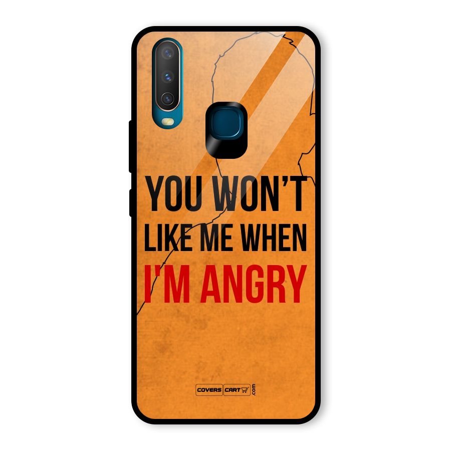 When I M Angry Glass Back Case for Vivo Y17