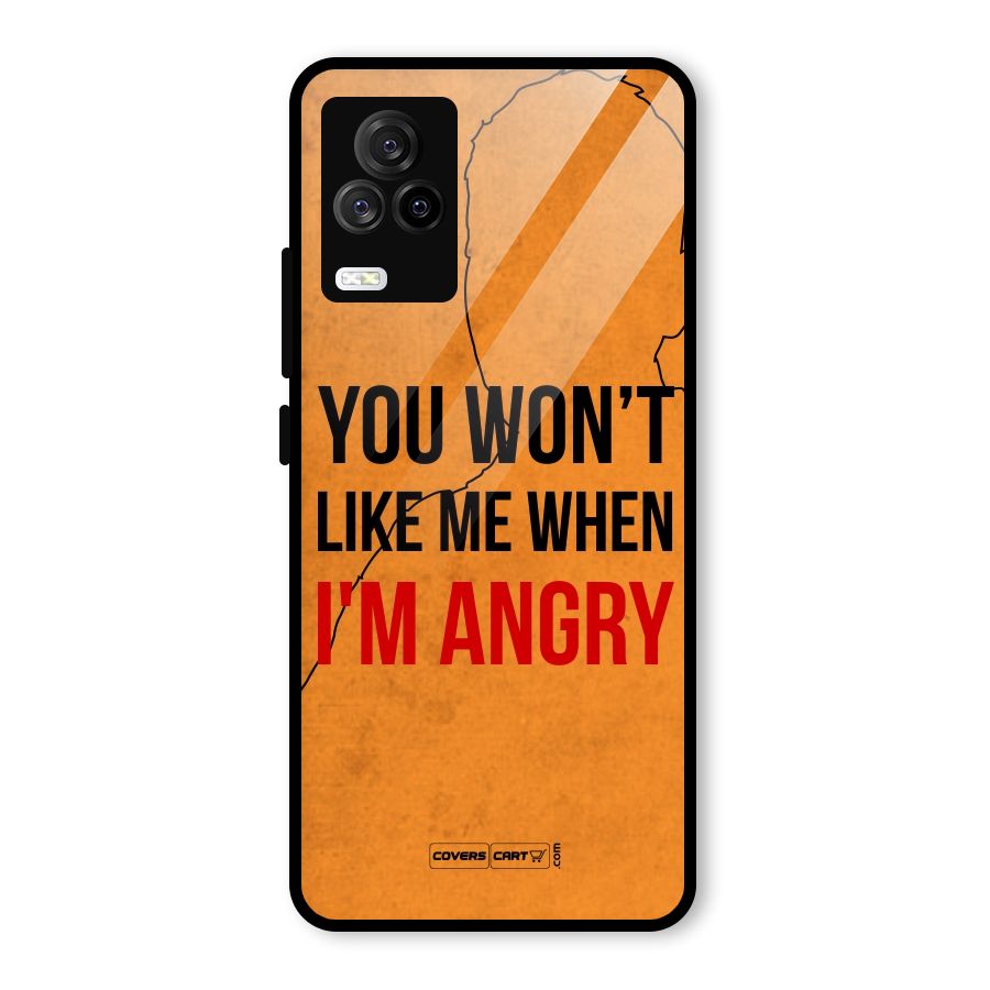 When I M Angry Glass Back Case for Vivo iQOO 7 Legend 5G