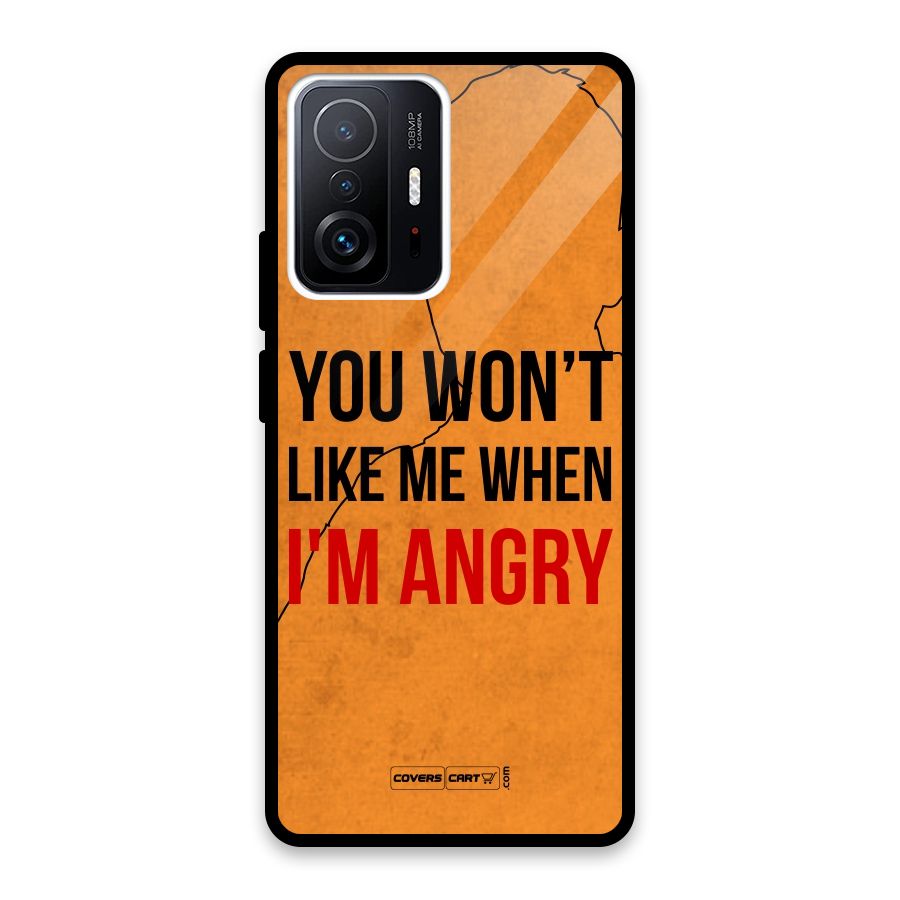 When I M Angry Glass Back Case for Xiaomi 11T Pro