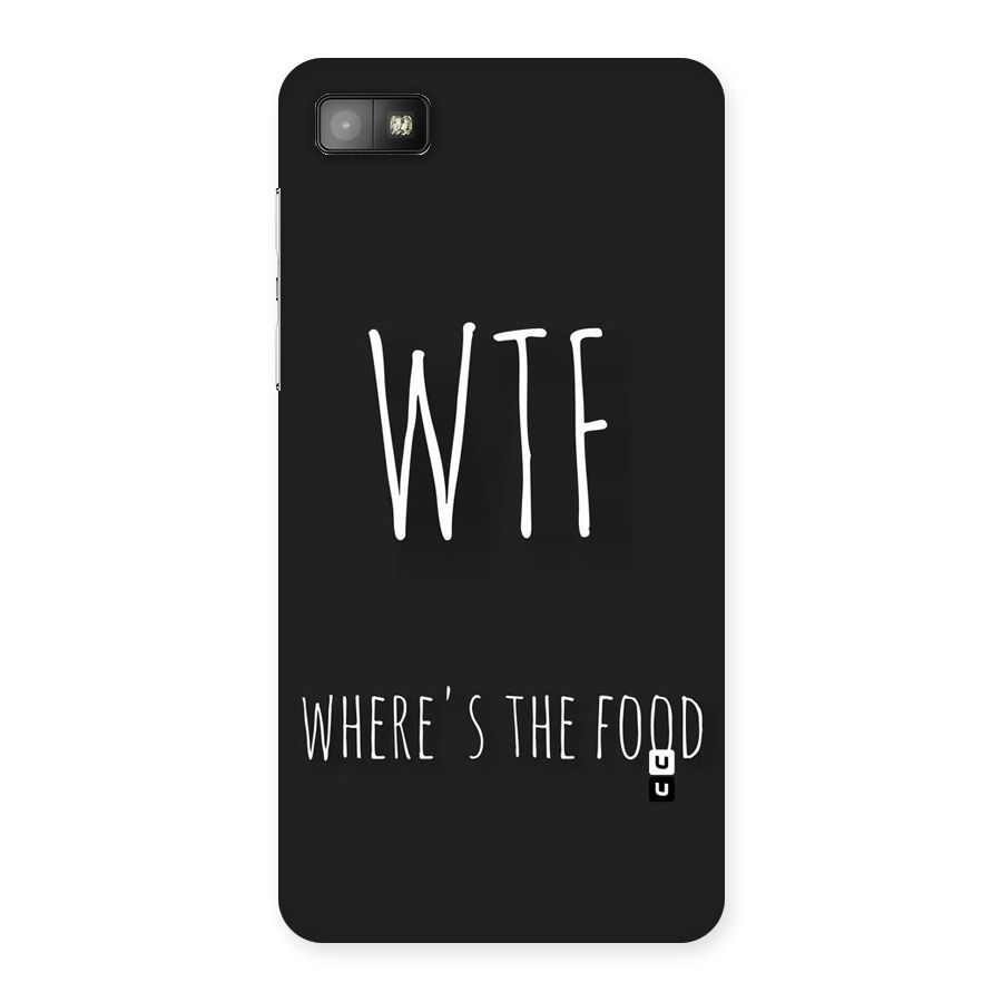 Where The Food Back Case for Blackberry Z10