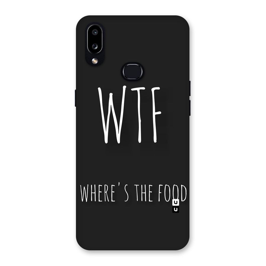 Where The Food Back Case for Galaxy A10s