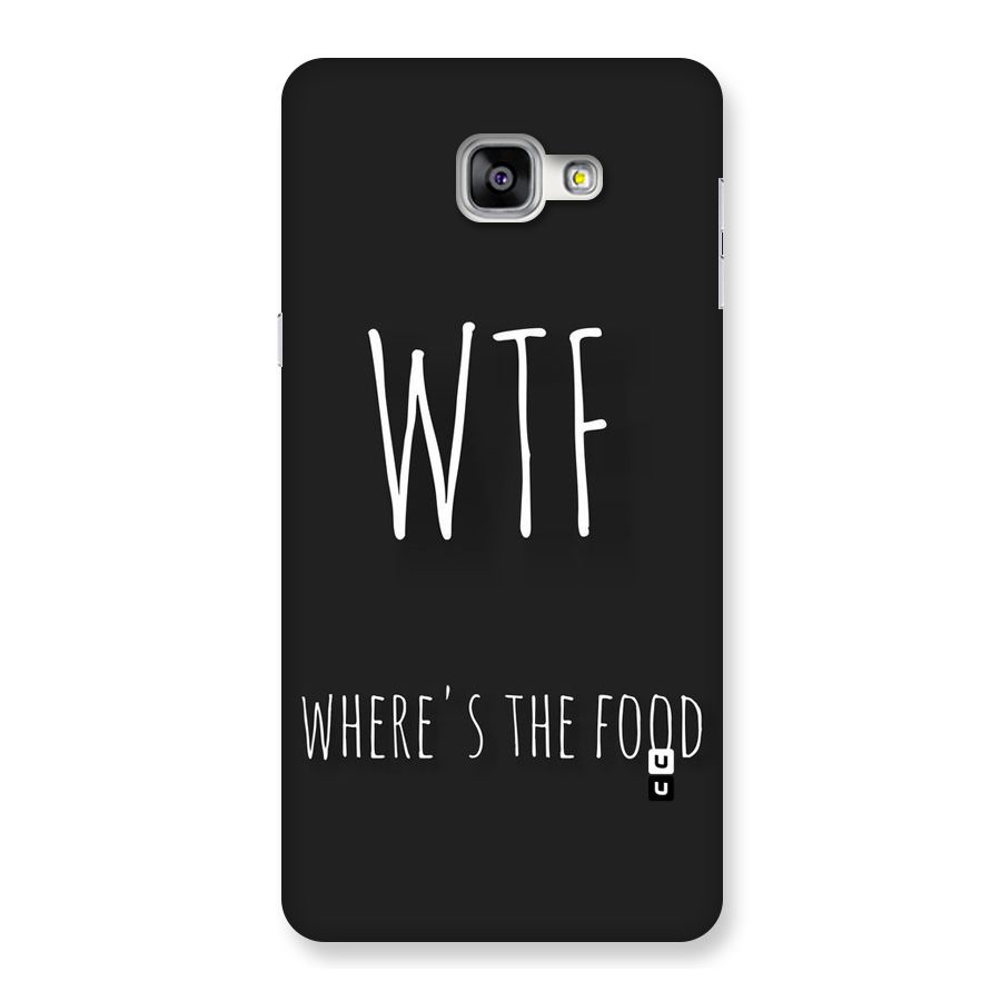Where The Food Back Case for Galaxy A9