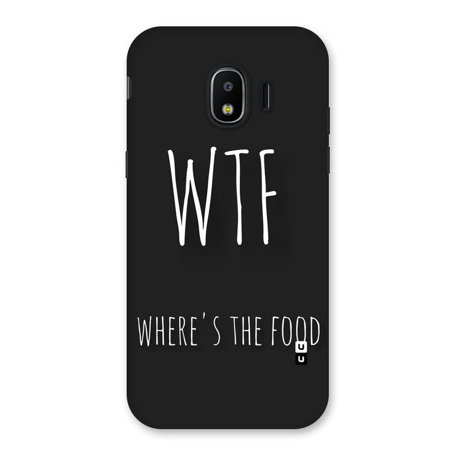 Where The Food Back Case for Galaxy J2 Pro 2018