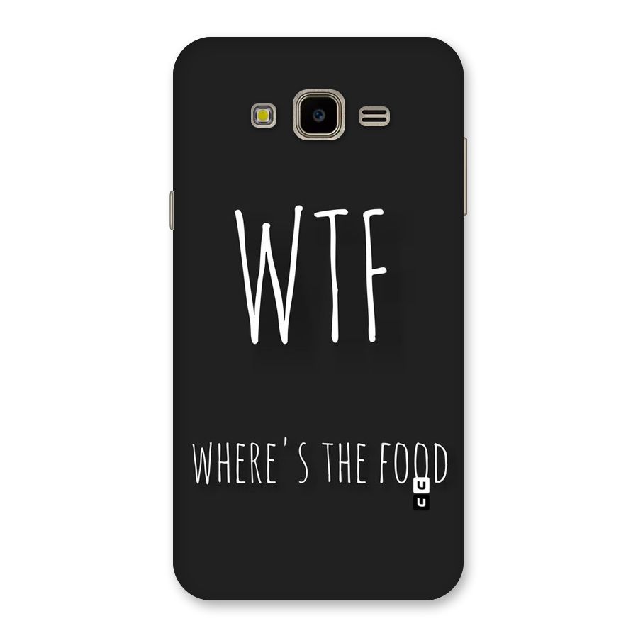 Where The Food Back Case for Galaxy J7 Nxt