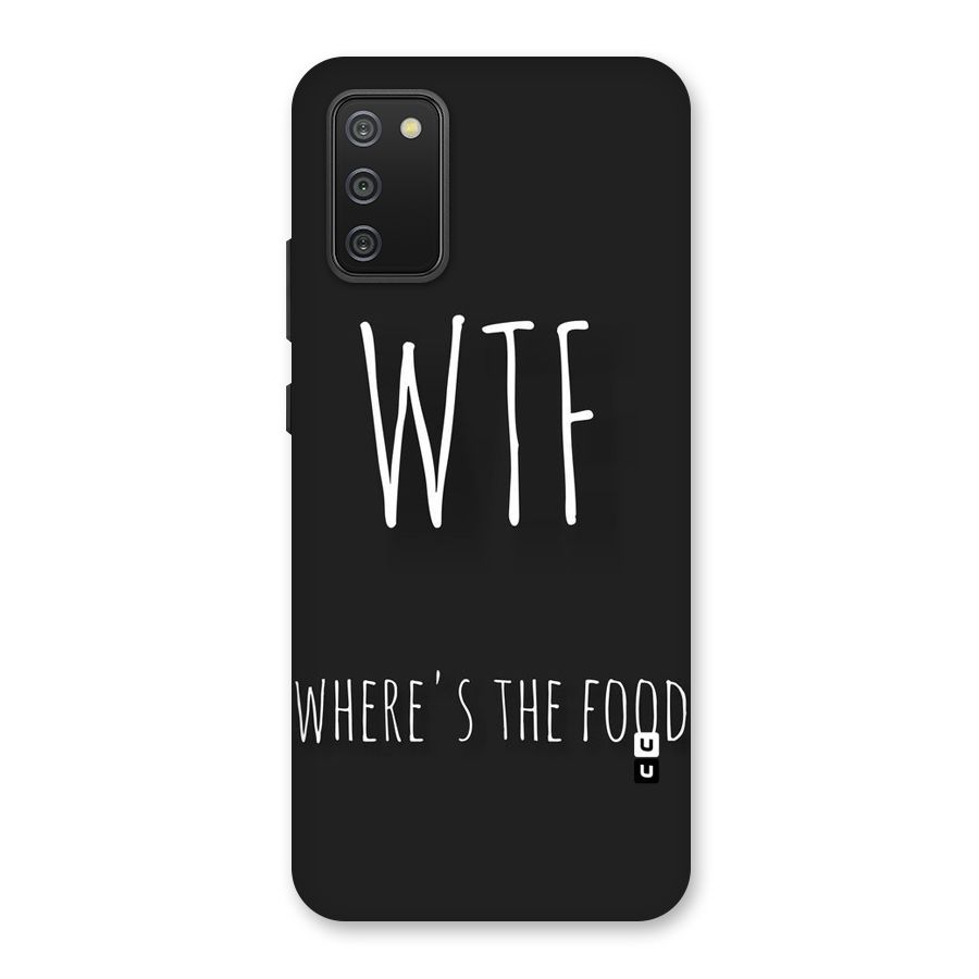 Where The Food Back Case for Galaxy M02s