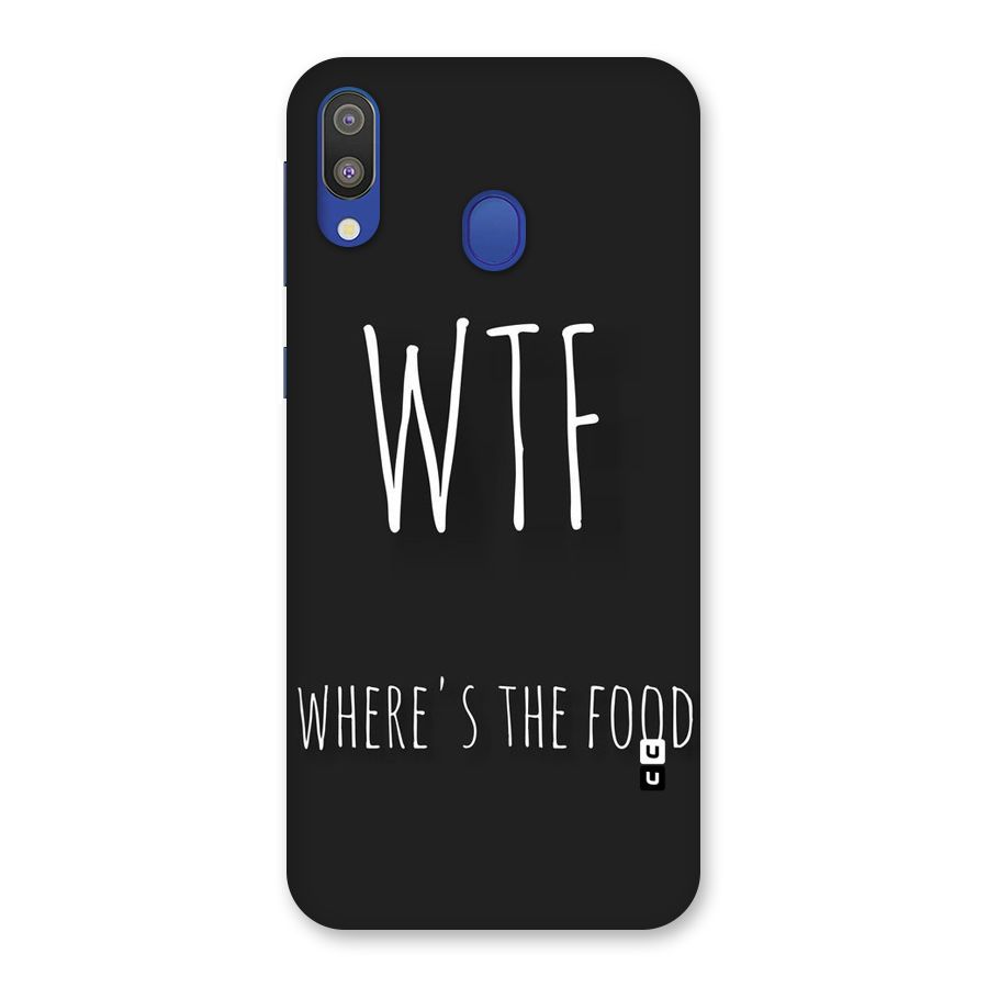Where The Food Back Case for Galaxy M20