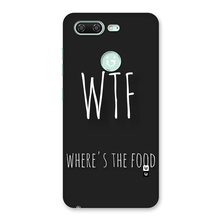 Where The Food Back Case for Gionee S10