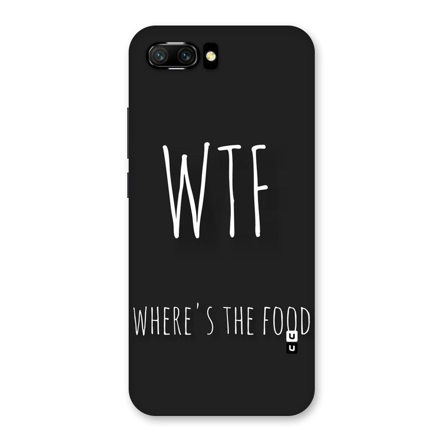 Where The Food Back Case for Honor 10
