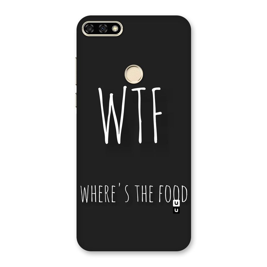 Where The Food Back Case for Honor 7A