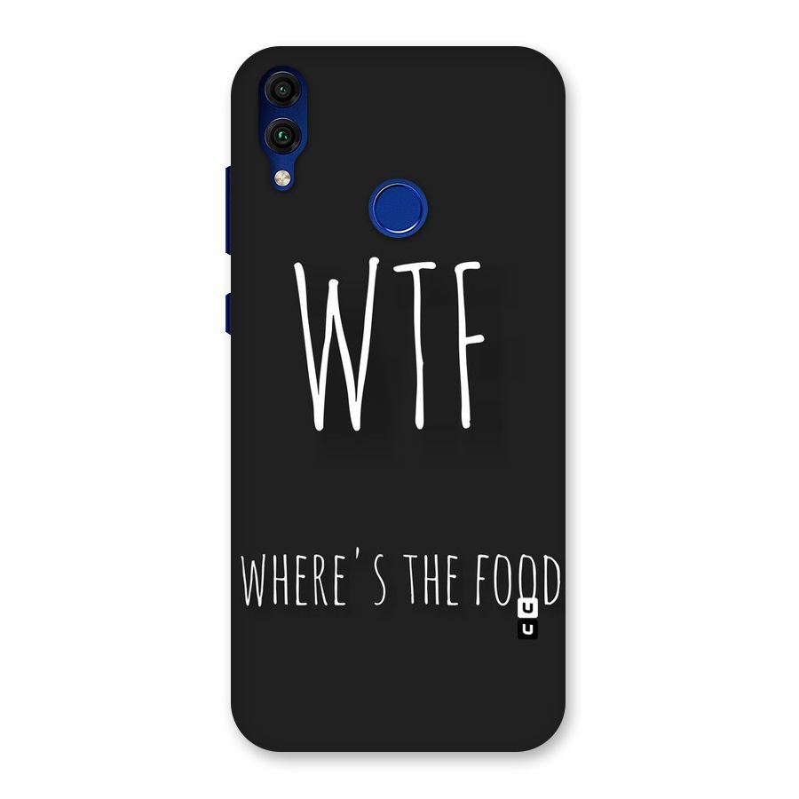 Where The Food Back Case for Honor 8C