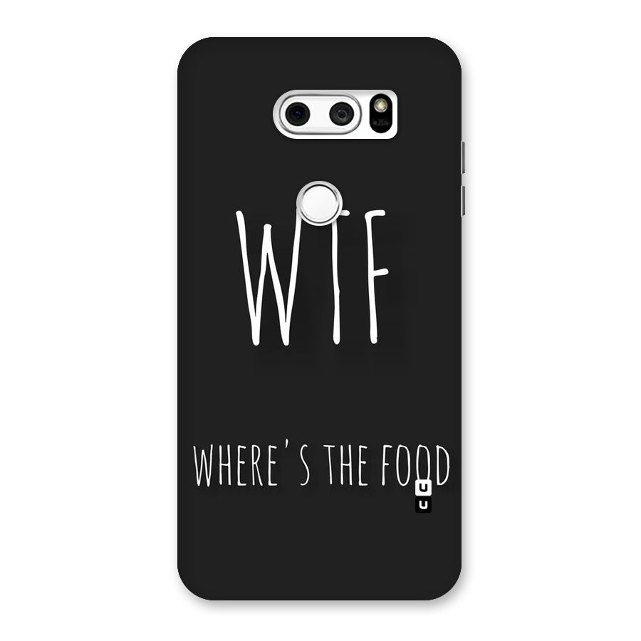 Where The Food Back Case for LG V30
