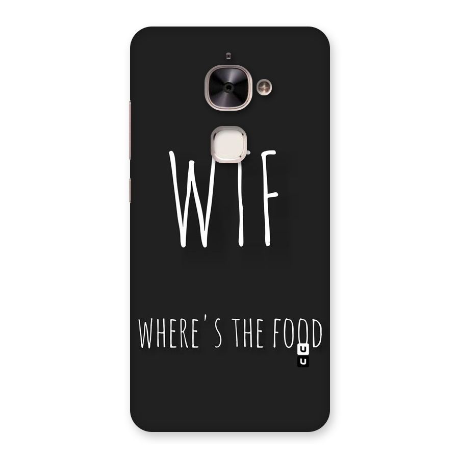 Where The Food Back Case for Le 2