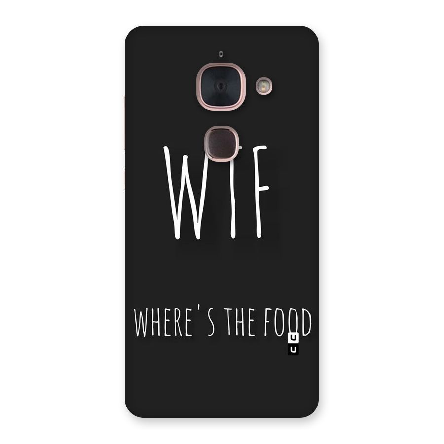 Where The Food Back Case for Le Max 2