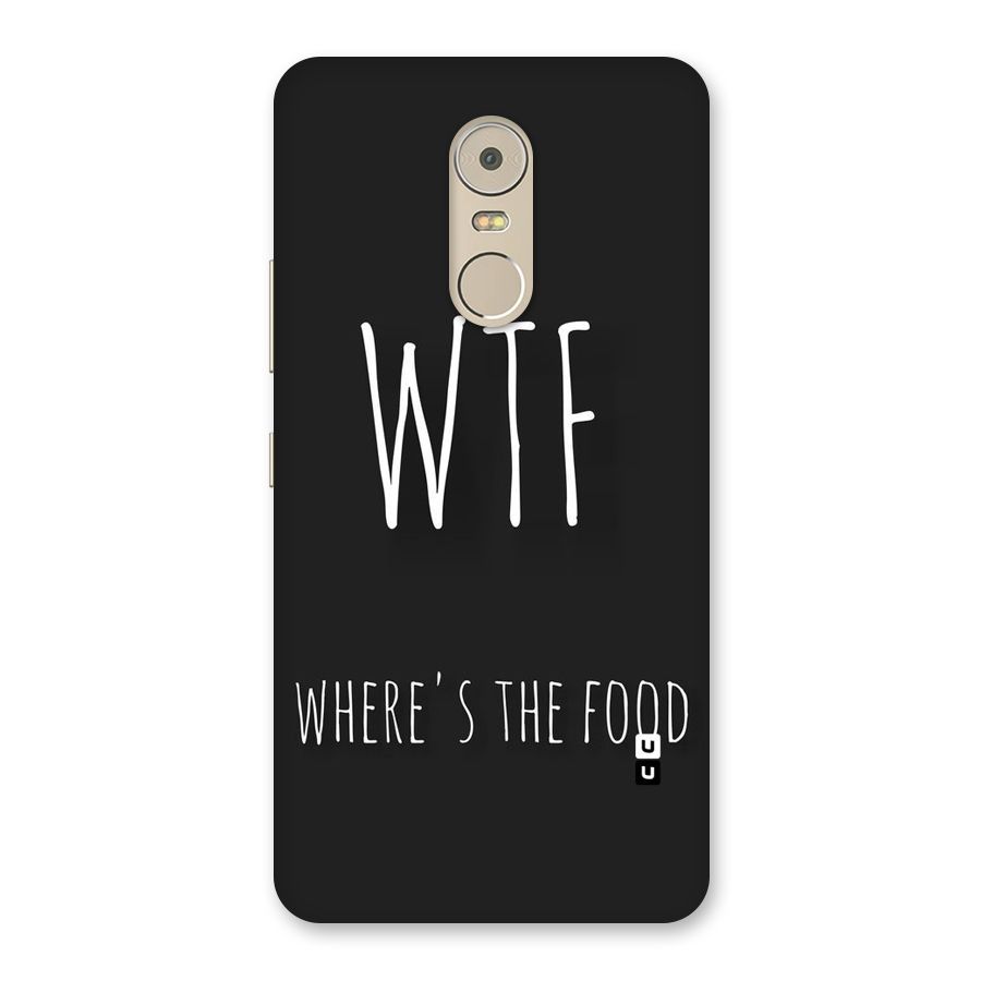 Where The Food Back Case for Lenovo K6 Note