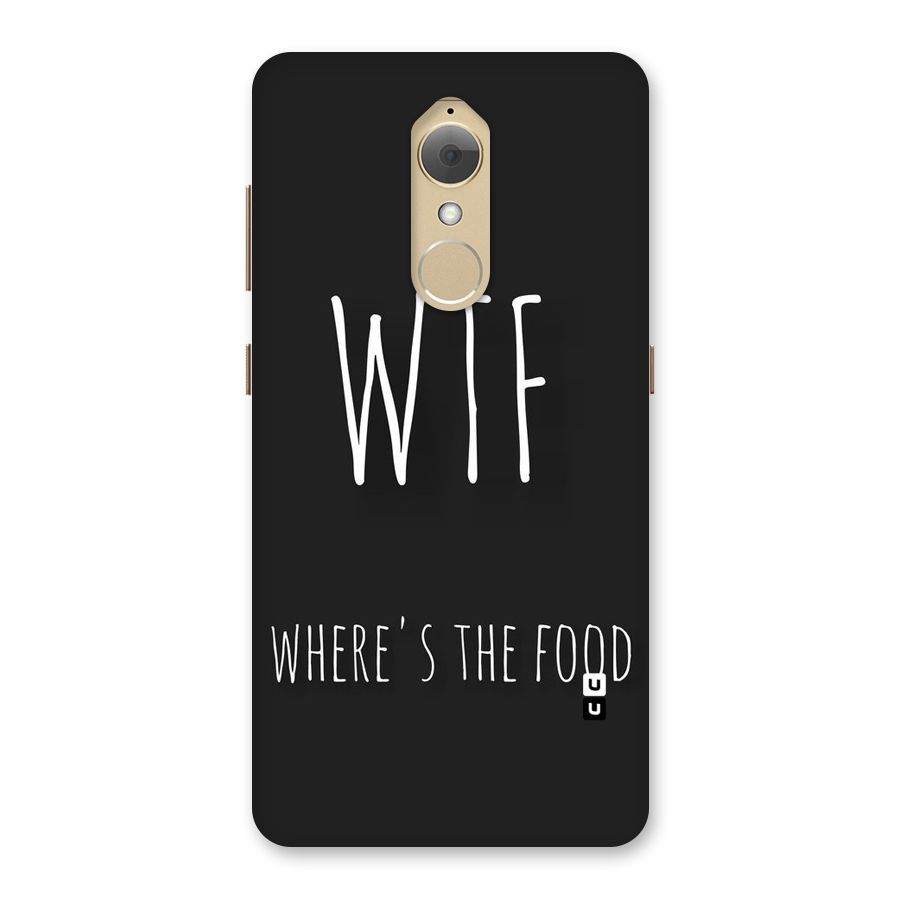 Where The Food Back Case for Lenovo K8