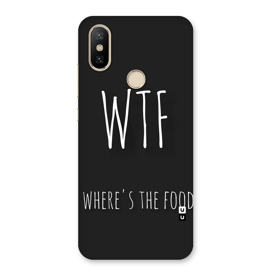 Where The Food Back Case for Mi A2