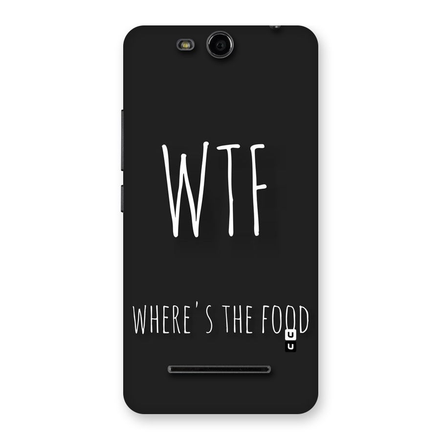 Where The Food Back Case for Micromax Canvas Juice 3 Q392