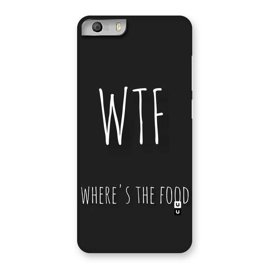Where The Food Back Case for Micromax Canvas Knight 2