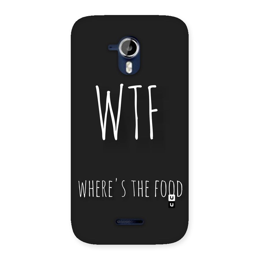 Where The Food Back Case for Micromax Canvas Magnus A117
