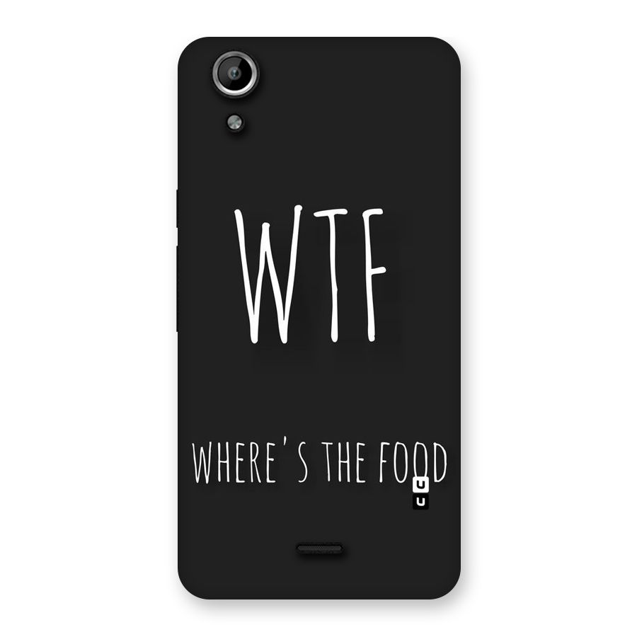 Where The Food Back Case for Micromax Canvas Selfie Lens Q345