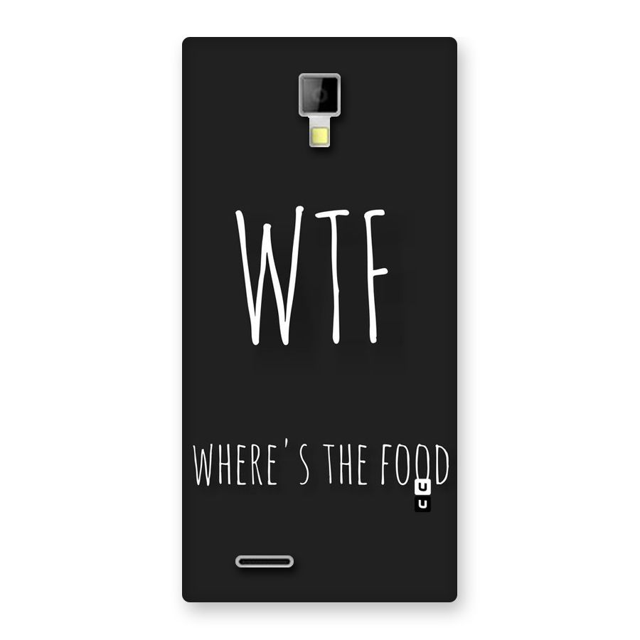 Where The Food Back Case for Micromax Canvas Xpress A99