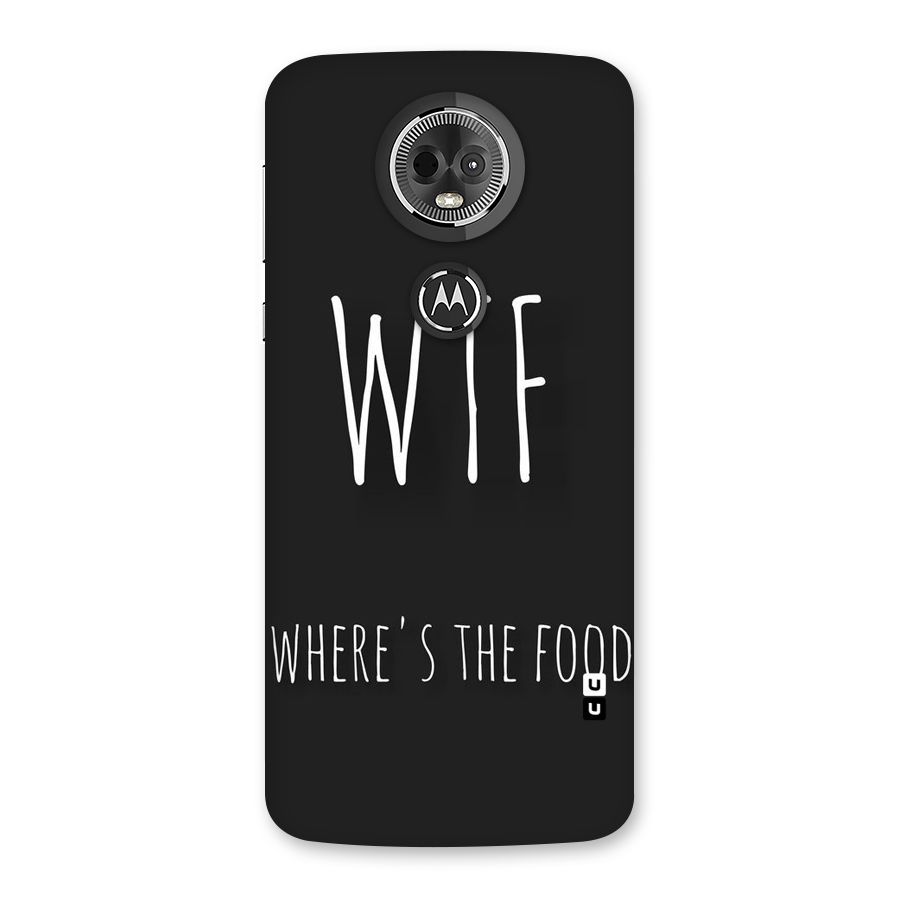 Where The Food Back Case for Moto E5 Plus