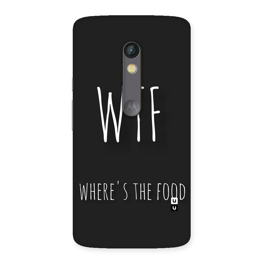 Where The Food Back Case for Moto X Play