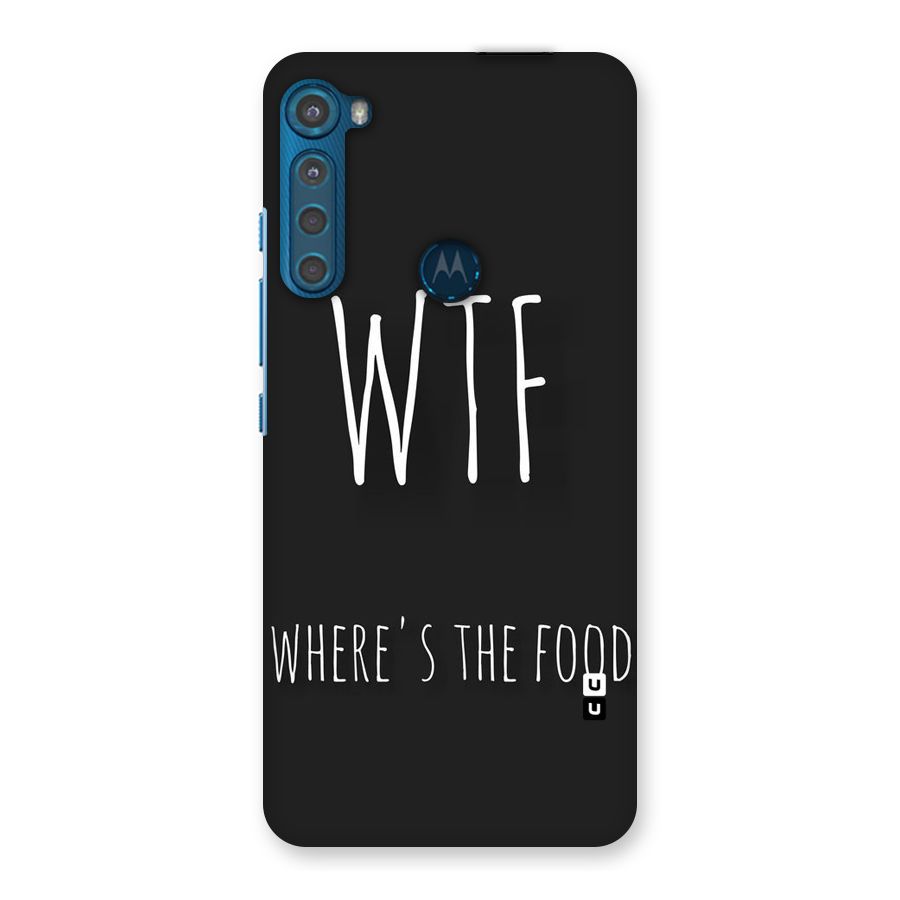 Where The Food Back Case for Motorola One Fusion Plus