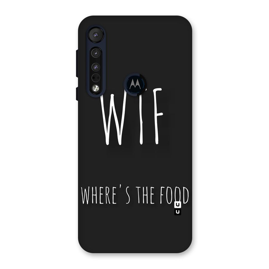 Where The Food Back Case for Motorola One Macro
