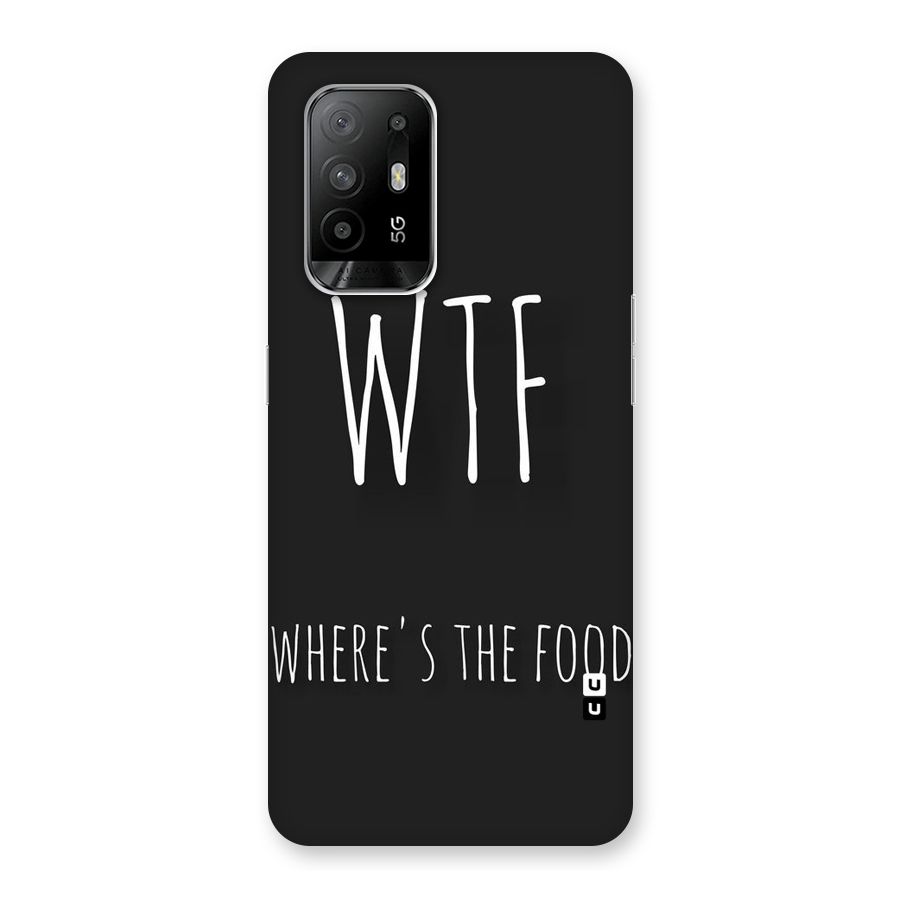 Where The Food Back Case for Oppo F19 Pro Plus 5G