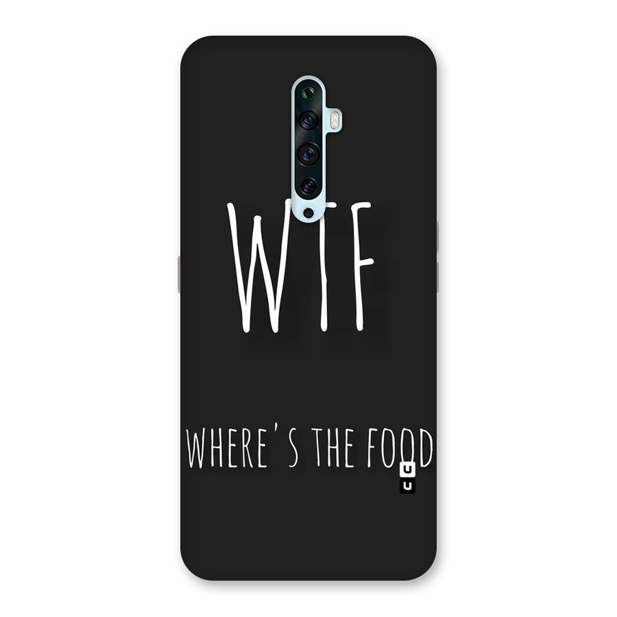 Where The Food Back Case for Oppo Reno2 F